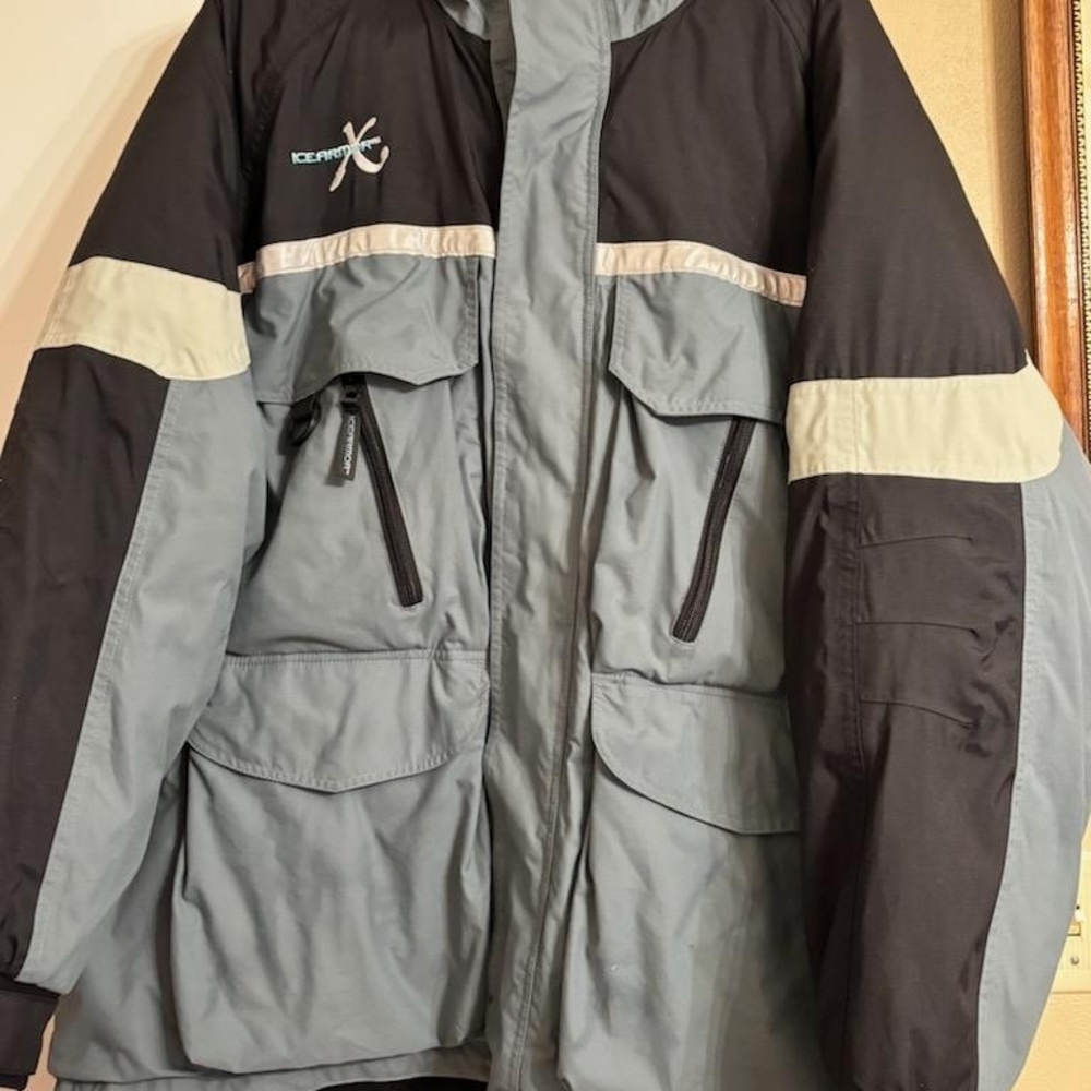 Men's 2XL ICEARMOR Black and Gray Jacket and Bibs